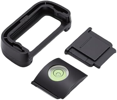 Eyecup Eyepiece Camera Bubble Level Hot Shoe Cover Viewfinder Bubble Spirit Level Camera Gauge Hot Shoe Protector Cap with Soft Silicone Eyecup for A7C - Image 3