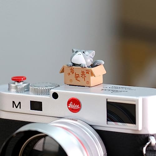 ZOSTLAND Adorable SLR Camera Hot Shoe Boot Cover Cap,Box Shoe Protector,Compatible with Sony Fuji Canon Nikon Pentax Leical. (2pcs Cat) - Image 5