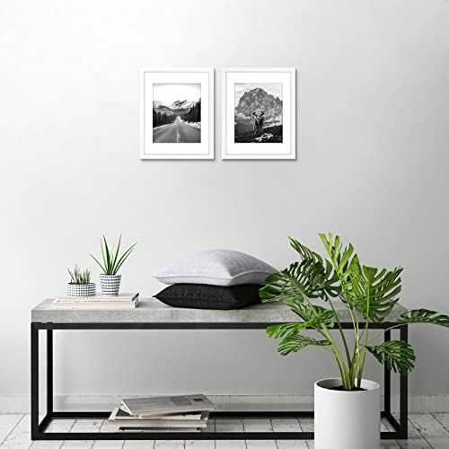 Americanflat 11x14 Picture Frame 2-Pack - Matted to 8x10 - White - Image 5