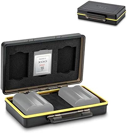 JJC Camera Battery Case Holder for 2 x EN-EL15 EN-EL14 Batteires & 3 XQD by JJC