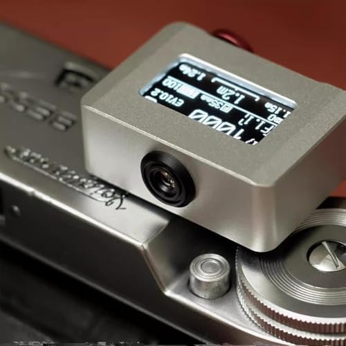 Digital Film Camera Exposure Meter,Light Meter with OLED Screen,Cold Hot Shoe Mount, ISO & Aperture and Shutter Speed Adjustable, 30° Average Measurement - Image 7