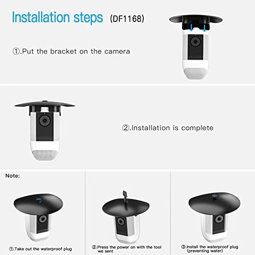 HOLACA Sun Rain Shade Camera Cover for R-ing Spotlight Camera Pro(1st Gen) - Image 4