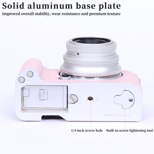 Camera Genuine Leather Half Case ，Compatible with FUJIFILM X-M5 XM5 - Image 6