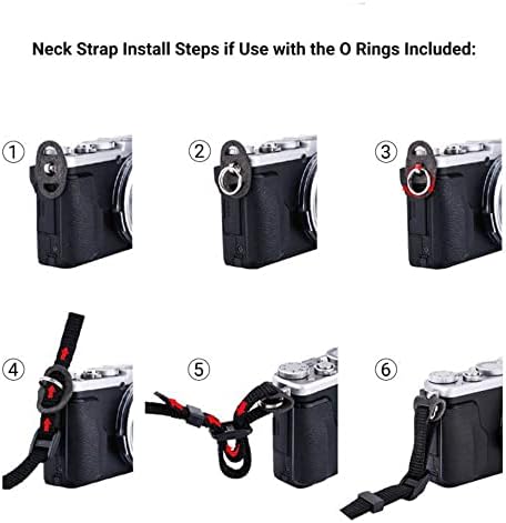 JJC Soft Camera Neck Shoulder Strap for Canon M50 M5 M6 Mark II G5X G7X G9X - Image 3