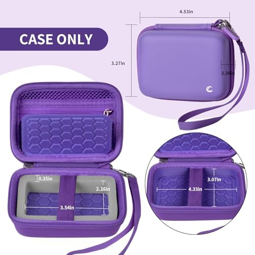 Comecase Digital Camera Case for Kodak PIXPRO FZ45 FZ55, Dark Purple - Image 5