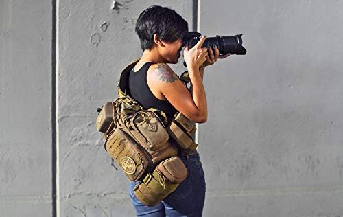 Hazard 4 Jelly Roll Lens/Scope/Bottle Padded Case with Molle, Coyote - Image 3