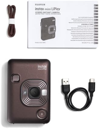 Fujifilm INSTAX Mini LIPLAY Hybrid Instant Camera - Deep Bronze - Image 6