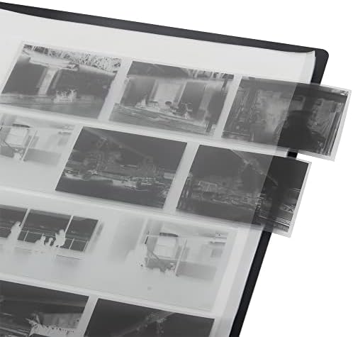 eTone Archival Storage Sheets 120 Negative Page Preservers Sleeves with Film Album Ring Binder(50x120) - Image 6