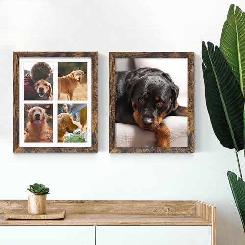 DUENPY 12x16 Collage Frame For 4 5x7 Photos Brown - Image 6