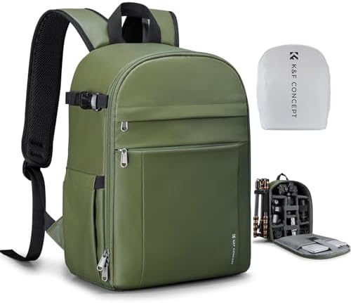 K&F CONCEPT Camera Backpack, DSLR/SLR/Mirrorless Photography Camera Bag by KFCONCEPT