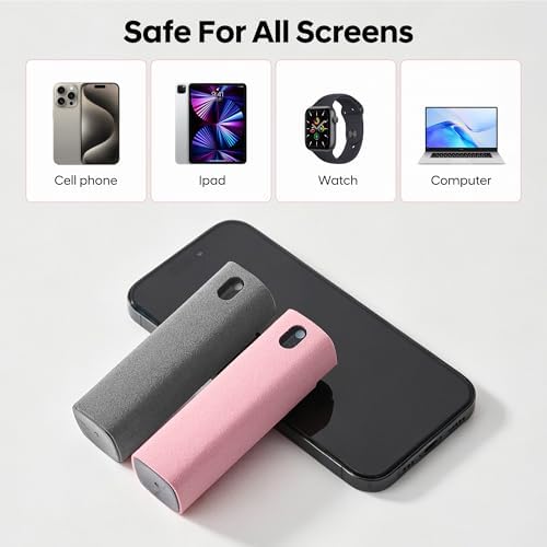 YTT Touchscreen Screen Cleaner Spray, for Phones iPad Car (Grey) - Image 6