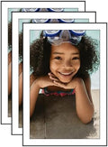 Americanflat Front Loading 13x19 Picture Frame with Shatter-Resistant Glass - Set of 3 - Use as 11x17 Frame with Mat - Metropolitan Collection - Photo Frames for Wall Display - Black by Americanflat