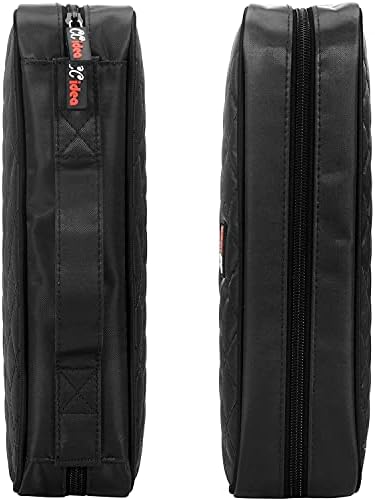 CCidea CD DVD Case Holder, Portable Disc Storage Wallet Binder, Multiple Capacity CD Organizer for Car Home Travel, Anti-Scratch Blu-Ray Game Disc Storage (96-Black) - Image 5