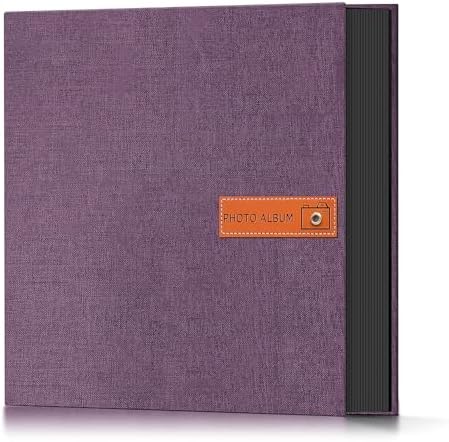 Popotop 4x6 Photo Album 200 Pictures, Linen Hardcover, Reinforced Spine by Popotop