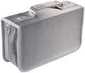 128 Capacity CD/DVD case Wallet, Storage,Holder,Booklet （Silver） by Rekukos