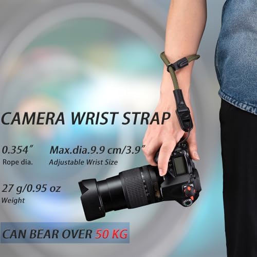 VKO Quick Release Camera Wrist Strap for Photographers Rope Hand Strap for Compact SLR DSLR Mirrorless Cameras - Image 2