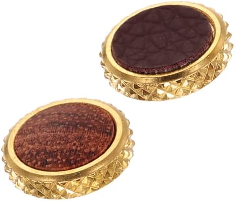 2Pcs Shutter Button (Light Brown/Dark Brown) - Upscale Delicate, Camera Soft Release Button Brass Threaded Soft Release, for Fuji by Unknown