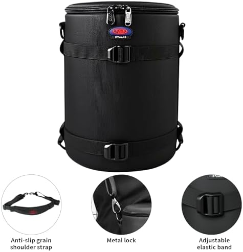 Camera Lens Case,Fits 6.50" x 9.06" DSLR Lens,Protective Carry Pouch - Image 5