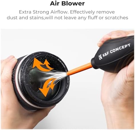 K&F CONCEPT 25 in 1 Camera Cleaning Kit, Full Frame Lens and Sensor Cleaner - Image 3