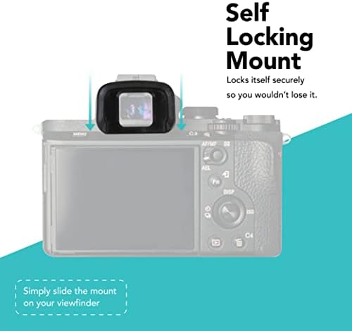Foto&Tech Soft Rubber DK-30 Eyecup, Eye Cup Cover Eyepiece Viewfinder Compatible with Nikon Z 50 Z50 Mirrorless Camera (Black) - Image 6