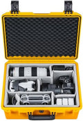 Lykus PVC1 Hard Case with Dividers for Cameras,Lenses,DJI Mavic/Air/Mini by Lykus