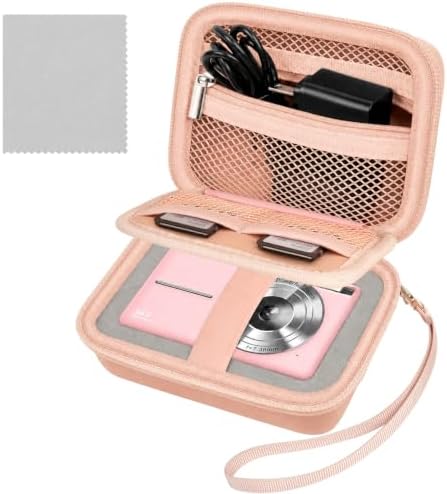 Comecase Camera Case for Kodak PIXPRO FZ55/FZ45/ for CAMKORY, Tiffany Pink by COMECASE