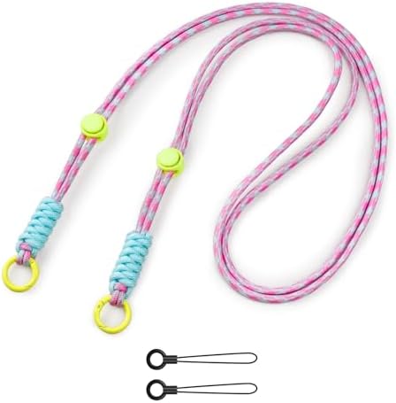 VOVMOEYA Camera Strap,Long Neck Strap for Fujifilm Mini 12/11/9/8/7+,Shoulder Strap camera strap Long Crossbody Lanyard Camera/Badge Holder/Keys/Wallet Multi-Function Lanyard(powder blue mix) by VOVMOEYA