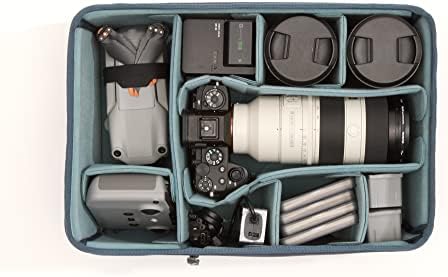 Shimoda Core Unit Large DSLR v3 Modular Camera Insert With Side Access Integration, Fits Pro Mirrorless And Gripped DSLR Bodies Up To 6.7 in. (17cm) Tall, Telephoto Lens Ready Storage, EVA Dividers - Image 3