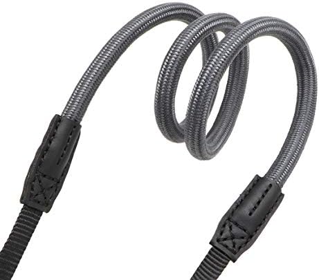 Quick Release Camera Neck Strap Shoulder Strap Belt for Mirrorless Digital Cameras Climbing Rope with Quick Release QD Loops Connector with O-Ring Adjustable Length 30-53inch Gray - Image 6