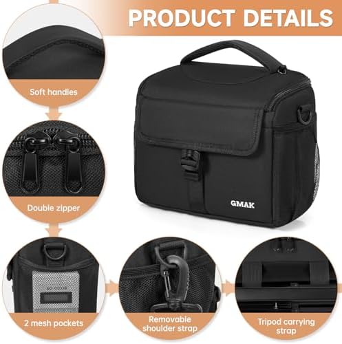Camera Carrying Case, Camera Storage Bags Anti-Shock Crossbody Camera Case - Image 4