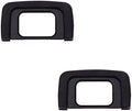 JJC 2-Pack DK-25 Eyecup Eyepiece Viewfinder for Nikon D5600 D5500 D3200 by JJC