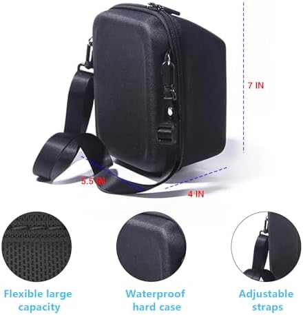 Camera Case for Polaroid Now/Now+/I-Type/Flip Instant Camera, Black - Image 4