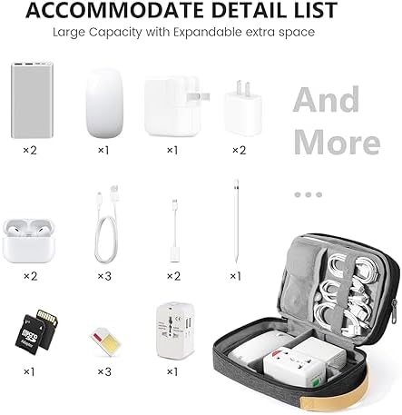 Travelkin Cord Organizer Travel, Electronics Organizer Bag for Essentials - Image 6