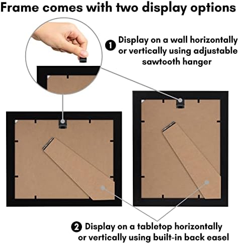 Americanflat 8x10 Picture Frame - Engineered Wood - Black - Image 4