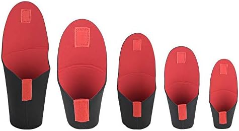Camera Lens Storage Bag, Lightweight Camera Lens Bag, 5pcs Portable Neoprene Material Hook&Loop Design on The for Photography Lovers - Image 4