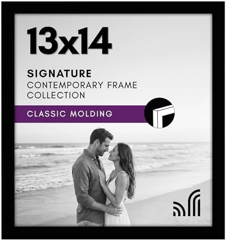 Americanflat 13x14 Picture Frame - Engineered Wood - Black by Americanflat