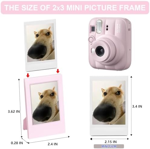 CAIYOULE Mini 3" Picture Frame for Fujifilm Instax Mini Instant Photo - Image 3