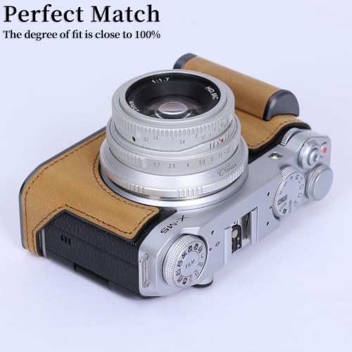 Camera Genuine Leather Half Case ，Compatible with FUJIFILM X-M5 XM5 - Image 5
