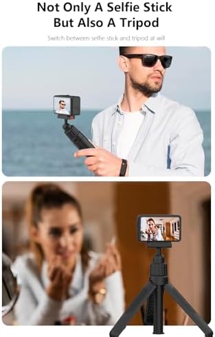 Osmo Action Tripod Stand with Magnetic Quick Release Adapter, 360 Rotation Mini Selfie Stick Extension Rod Handle Grip Monopod for DJI Osmo 360 Osmo Action 5 Pro 4 3 Accessories - Image 5