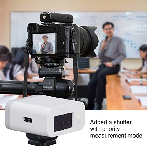 Garosa Camera Light Meter with USB Cable for Photography, Upper Reflection Photometer with Shutter Priority - Image 3