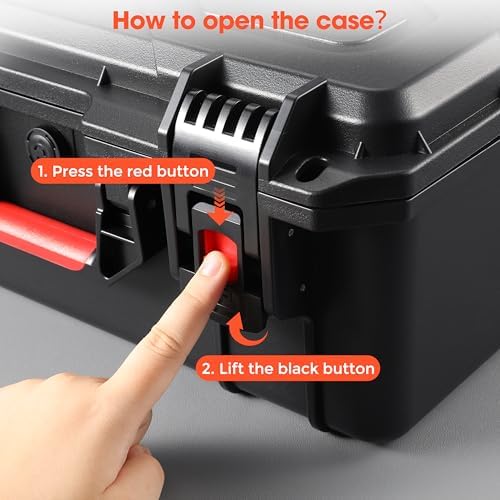 Camera Hard Case DSLR SLR Lens Waterproof Travel Weatherproof Cases - Image 7