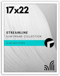Americanflat 17x22 Poster Frame - Slim Molding - White by Americanflat