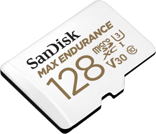 SANDISK 128GB MAX Endurance microSDXC Card with Adapter for Home Security Cameras and Dash cams - C10, U3, V30, 4K UHD, Micro SD Card - SDSQQVR-128G-GN6IA - Image 2
