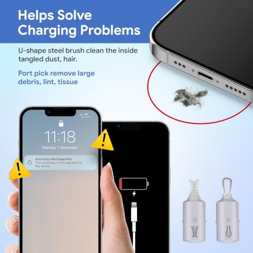 for iPhone Cleaning Kit, Multi-Tool for iPad AirPods Speaker & Charger Port - Image 5