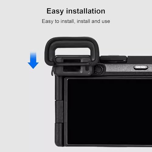 Generic Camera Eyecup Kit for Professional Use with Hot Shoe Cover and Level for A6700 Camera, Durable ABS Material, 3 Pieces Included - Image 4