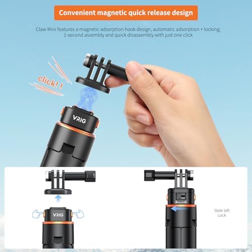 VRIG 160cm/63 Quick-Release Selfie Stick Tripod for Action Camera, AC-40S - Image 2