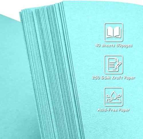 Scrapbook Album 12x12 Inch - Hardcover Kraft Paper Photo Album with 80 Pages, Memory Book for Wedding, Anniversary, Family, Christmas, Baby Shower, Ideal for Preserving Precious Moments - Image 5
