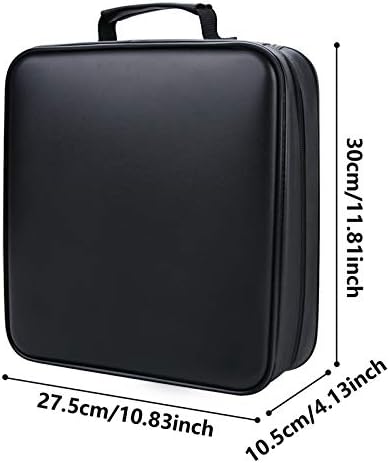 CD Case DVD Holder Storage: 320 Capacity DVD Cases Organizer Plastic Carrying Binder Wallet Storage for Home Travel - Image 3