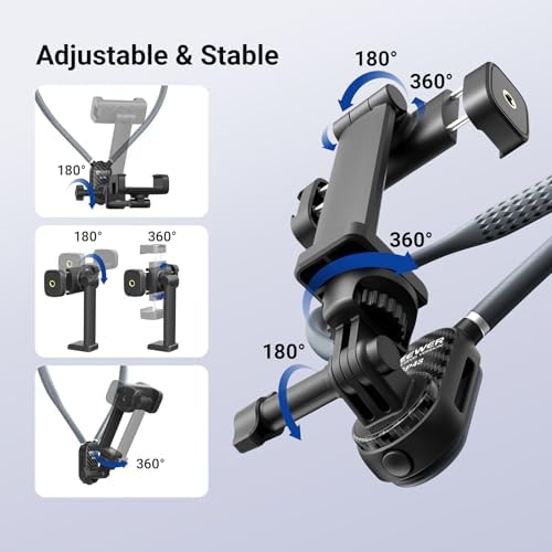 NEEWER Neck Phone Holder Quick Release Adjustable Action Camera Chest Mount - Image 6