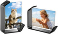 3.5x5inch L Shaped Acrylic Picture Frame, 2 Pack Double Sided Floating Photo Stand for Tabletop, Horizontal Vertical Display Holder Home Office Decor Family Wedding Anniversary, Black by Cosics
